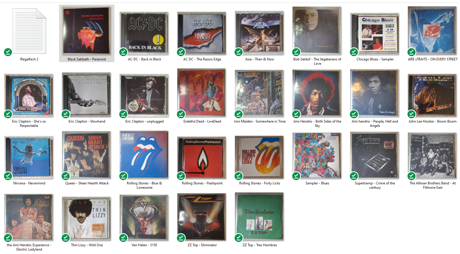 Fach 2 - Playlist Rock & Blues